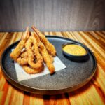 Calamares y Camarones al panko