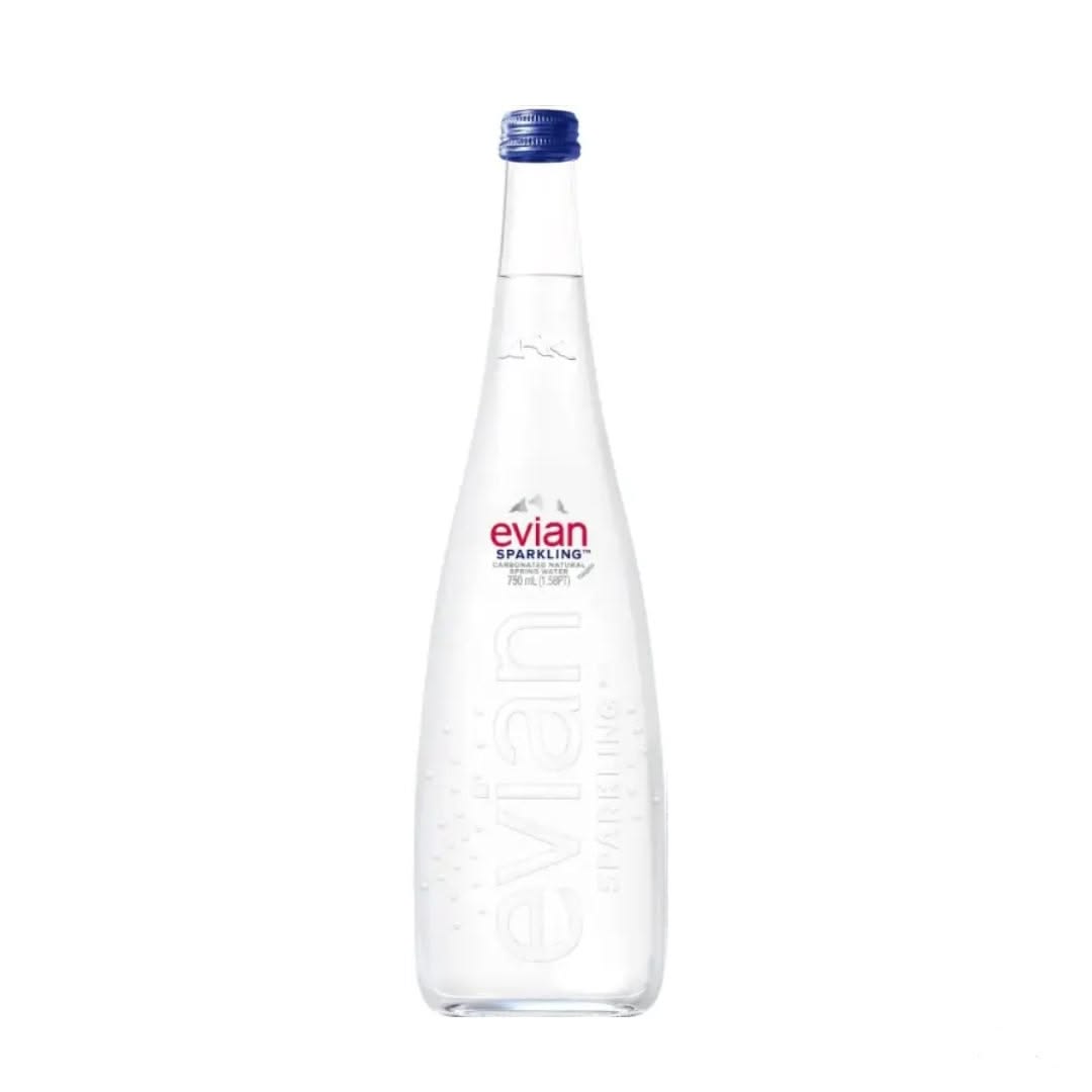 Evian con gas 700ml Agua Evian con gas 700 ml - Image 1
