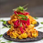 Tostada de cochinita pibil