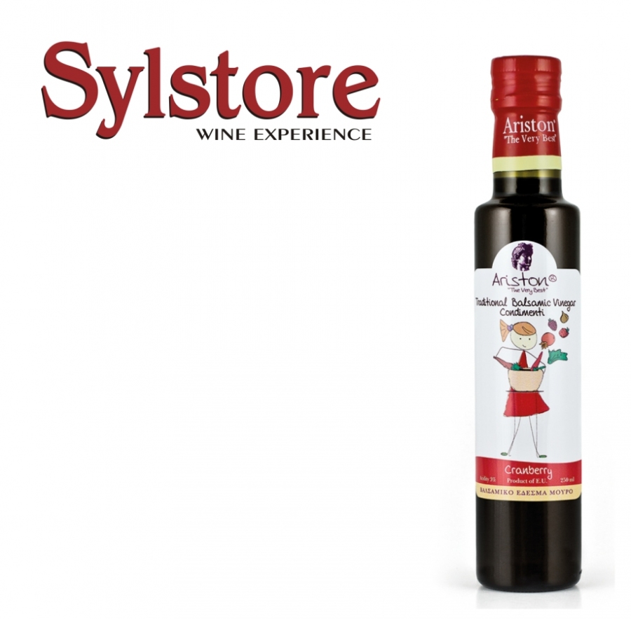 VINAGRE BALSÁMICO ARISTON AROMA ARÁNDANO ROJO Vinagre Balsámico Ariston aroma Arándano 250ml - Image 1