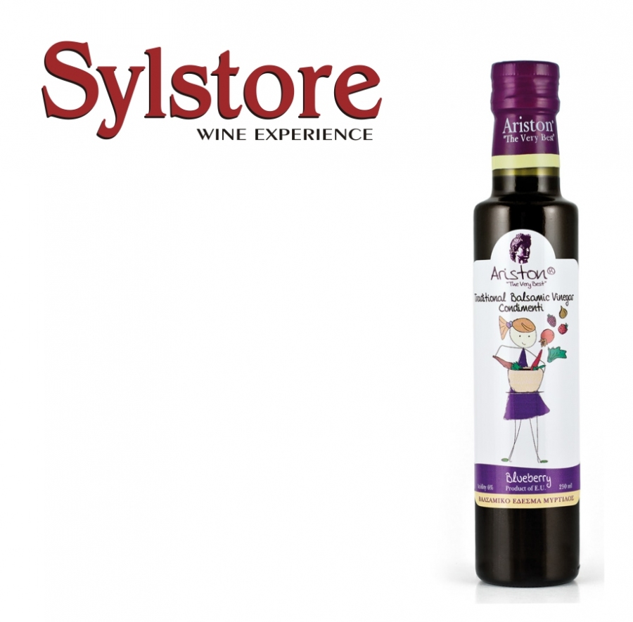 VINAGRE BALSÁMICO ARISTON AROMA ARÁNDANO Vinagre Balsámico Ariston aroma Arándano Azul 250ml - Image 1