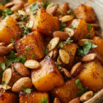 Ayote sazón caramelizado con almendras