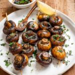 Hongos balsámicos parrillados