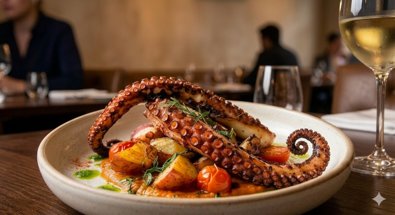 pulpo Pulpo crujiente al grill - Image 1